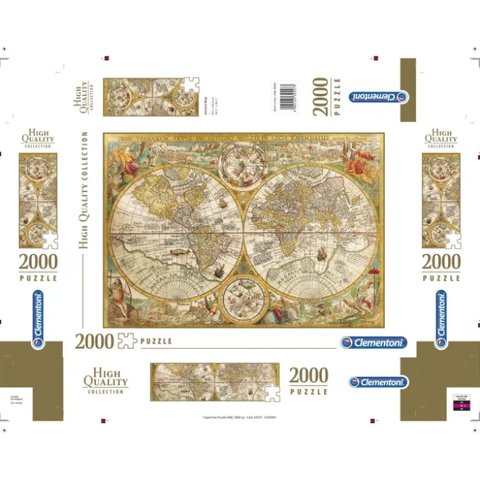 Ancient map - 2000 pezzi