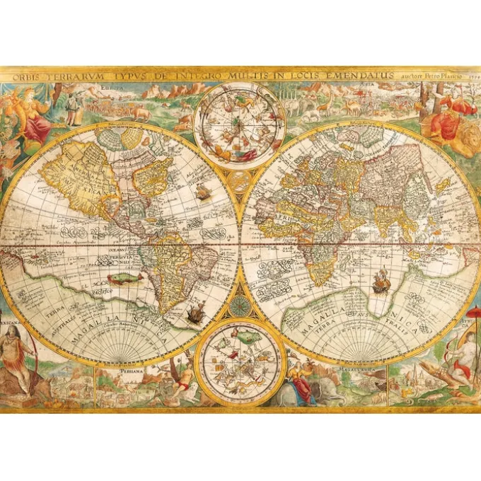 Ancient map - 2000 pezzi