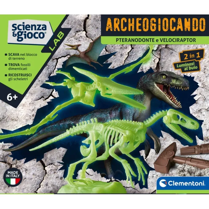 Archeogiocando - Pteranodonte e Velociraptor