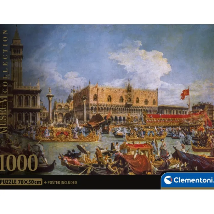 Canaletto, "The Return of the Bucentaur at the Molo on Ascension Day" - 1000 pezzi