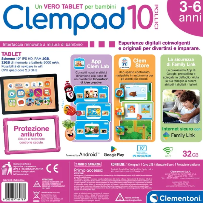 Clempad 10" - Pink
