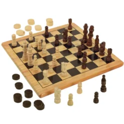 Dama e Scacchi - In legno