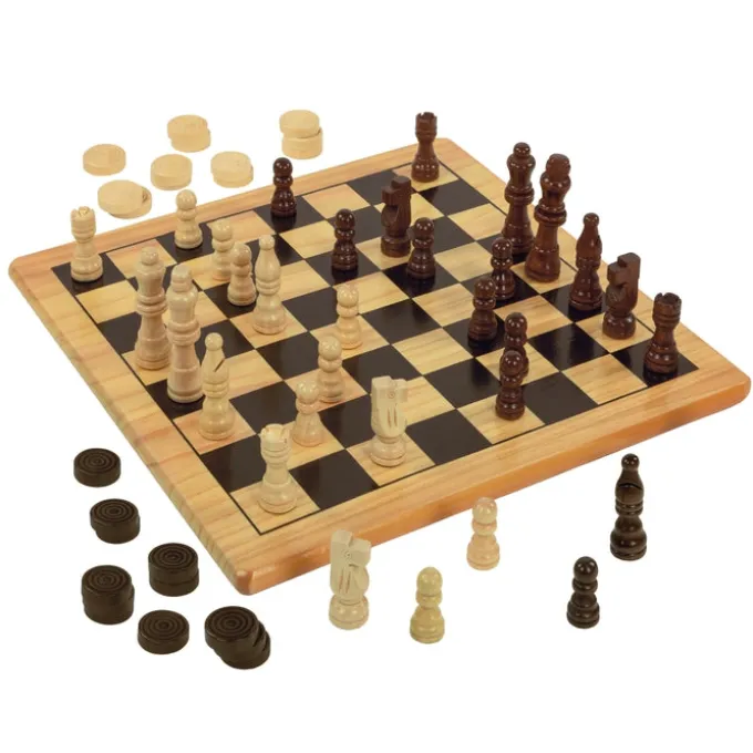 Dama e Scacchi - In legno
