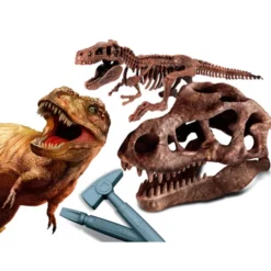 Dig Kit - Cranio gigante + Scheletro T-rex 2in1