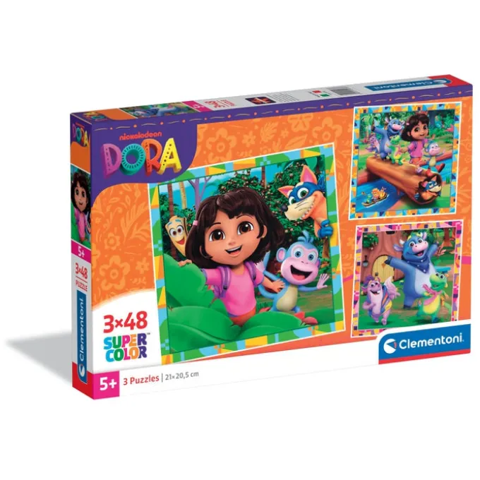 Dora The Explorer - 3x48 pezzi