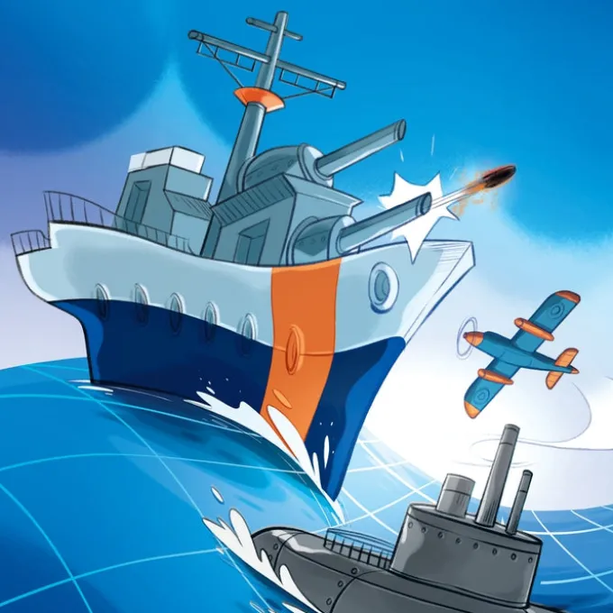 2 in 1 Battaglia Navale + Dama