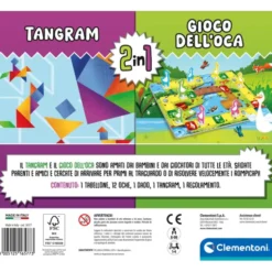 2 in 1 Il Gioco dell'oca + Tangram