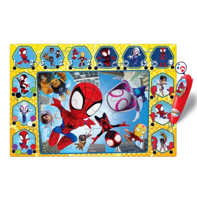 Interactive Floor Puzzle - Spidey and his amazing friends