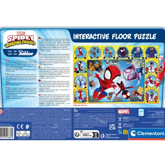 Interactive Floor Puzzle - Spidey and his amazing friends