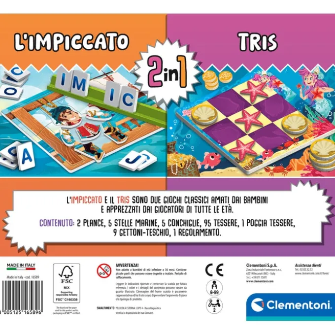 2 in 1 Tris + L'impiccato