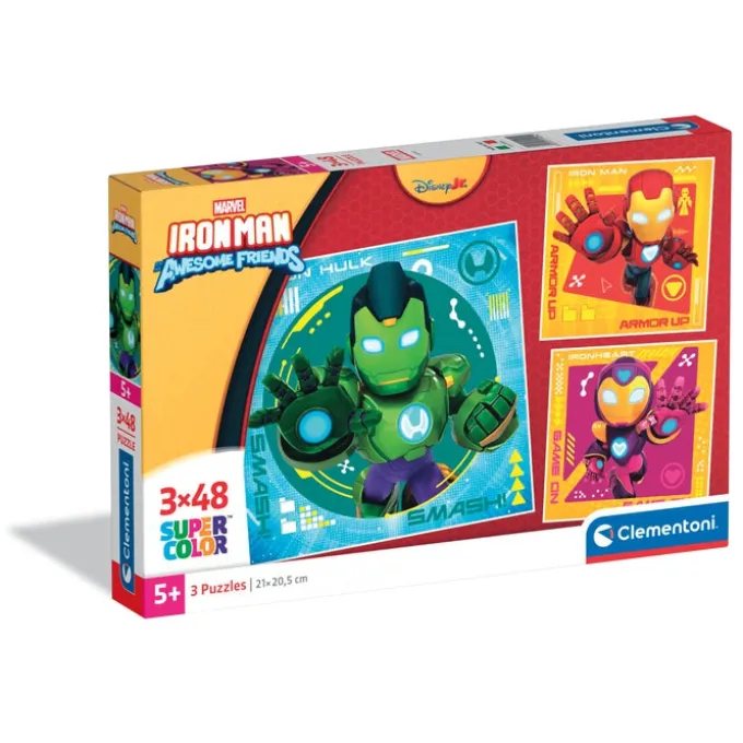 IRONMAN ANS HIS AWESOME FRIENDS - 3x48 pezzi