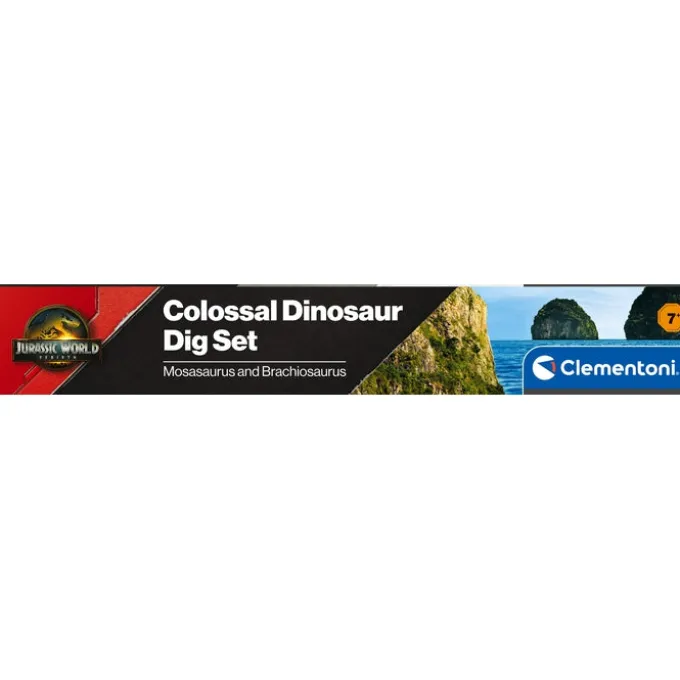 Jurassic World - Colossal Dinosaur Dig Set - Mosasaurus And Brachiosaurus