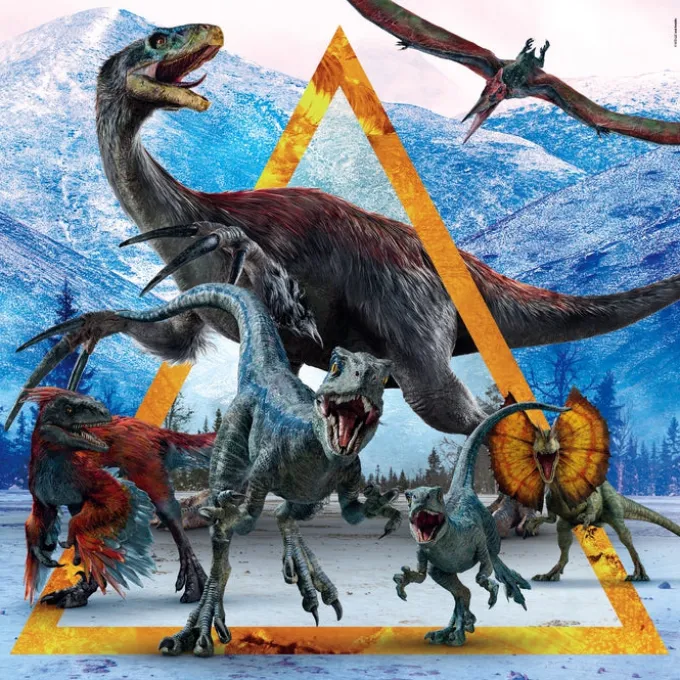 Jurassic World - 3x48 pezzi