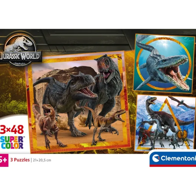 Jurassic World - 3x48 pezzi