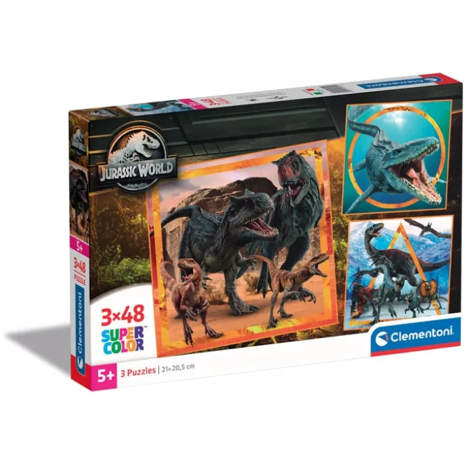 Jurassic World - 3x48 pezzi