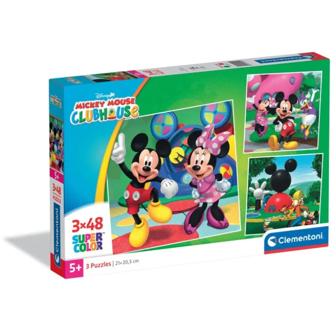 MICKEY MOUSE CLUB HOUESE - 3x48 pezzi