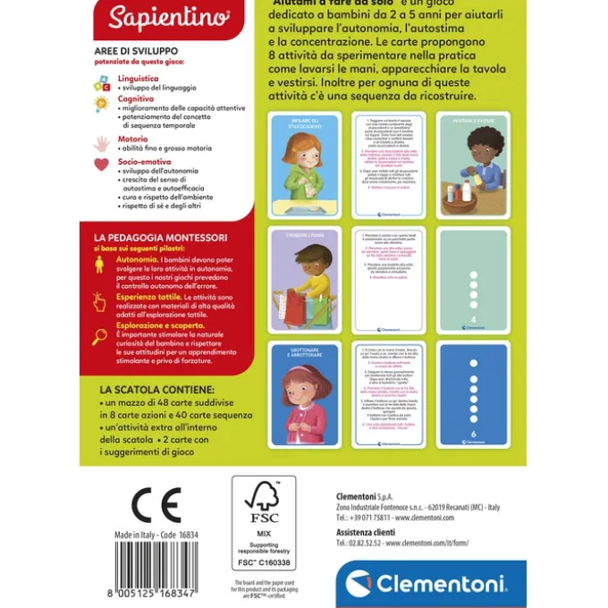 Montessori Flashcards - Aiutami a fare da solo