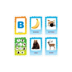 Montessori Flashcards - Alfabeto Tattile