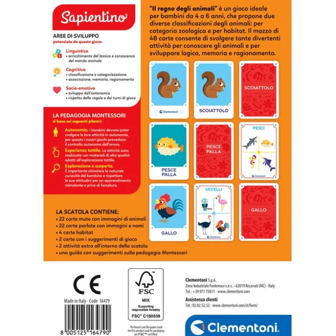 Montessori Flashcards - Il Regno degli Animali