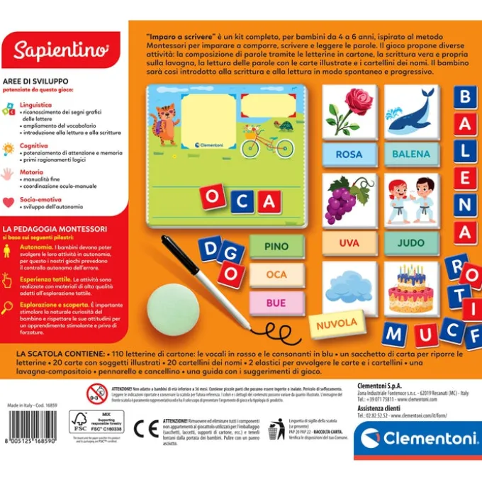 Montessori - Imparo a scrivere