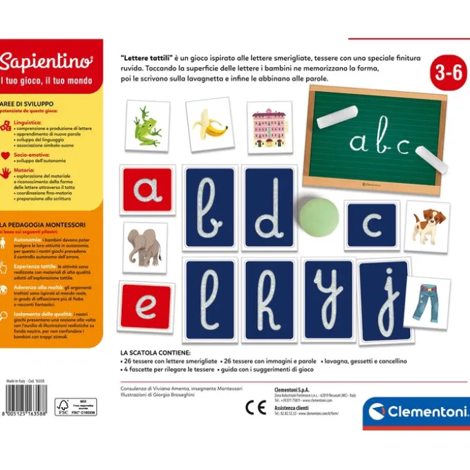 Montessori - Lettere tattili