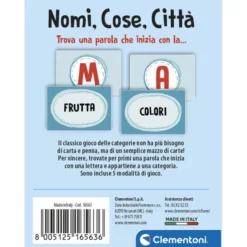 Nomi, Cose, Città