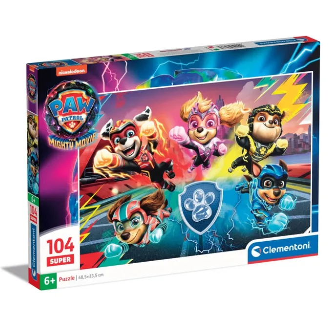 Paw Patrol The Mighty Movie - 104 pezzi