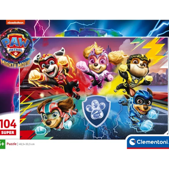 Paw Patrol The Mighty Movie - 104 pezzi