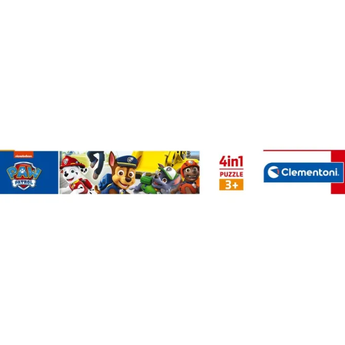 Paw Patrol - 1x12 + 1x16 + 1x20 + 1x24 pezzi