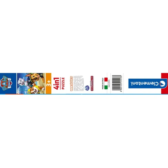 Paw Patrol - 1x12 + 1x16 + 1x20 + 1x24 pezzi