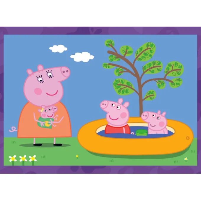 PEPPA PIG - 1x12 + 1x16 + 1x20 + 1x24 pezzi