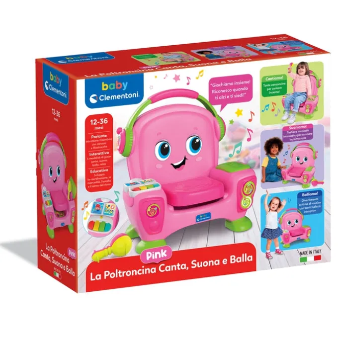 Poltroncina Canta Suona e Balla Pink