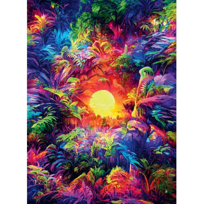 Psychedelic Jungle Sunrise - 500 pezzi