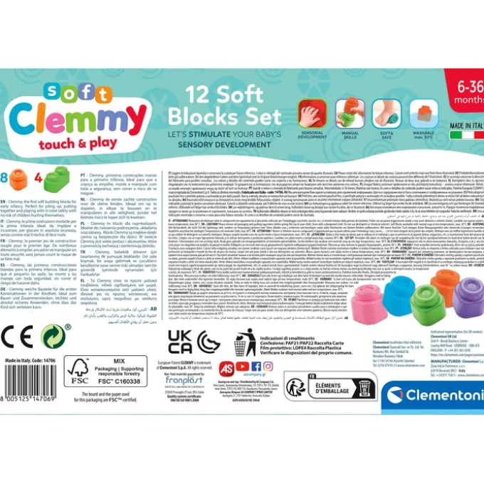 Soft Clemmy - Confezione 12 Mattoncini