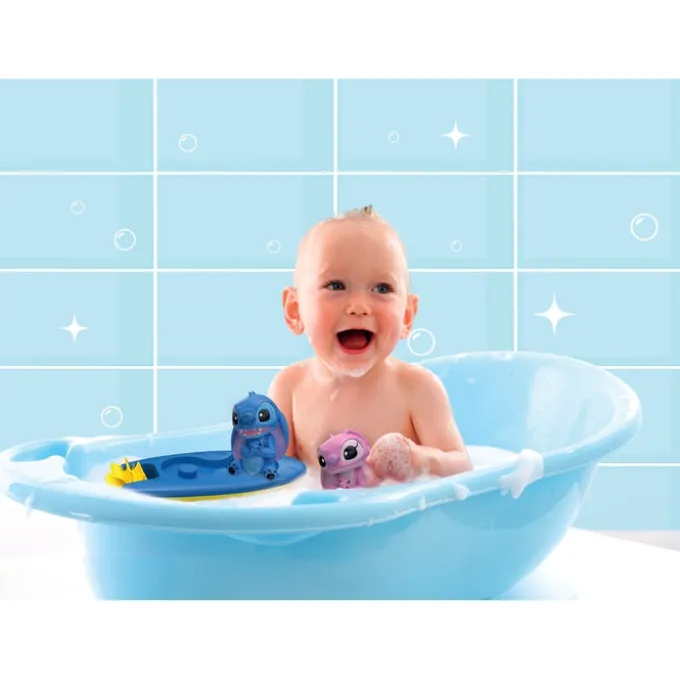 Stitch & Angel - Bath Toy Surf Set
