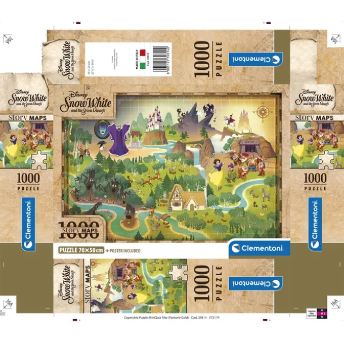Story Maps - Disney Snow White - 1000 pezzi