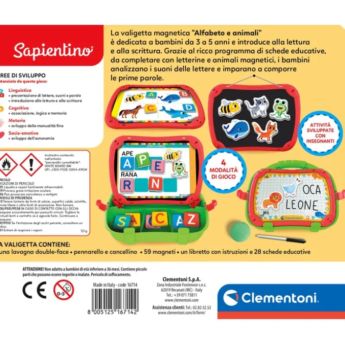 Valigetta magnetica Alfabeto e Animali